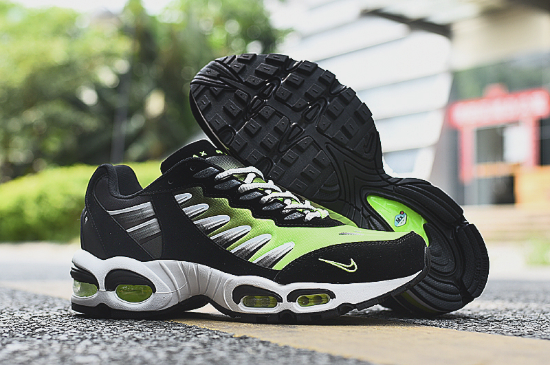 Nike Air Max TN-5 Air World Black Green Silver Shoes